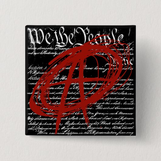 私達人々: 無秩序 缶バッジ (正面)