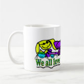 私達引くべきすべての愛 コーヒーマグカップ (左)