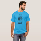 私達殺すべき不適当のによる不本意LED Tシャツ (正面フル)