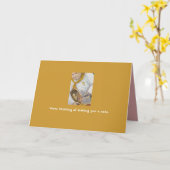 私達皆からのハッピーバースデーカード カード (黄色い花)