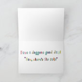 私達皆からの誕生日挨拶状 カード (内部)