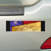 私達米国の人々憲法 バンパーステッカー (車上)