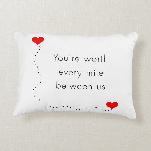 私達間のあらゆるマイルの価値を持つミニマリスト"あなたは" アクセントクッション