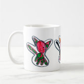 私達3匹の犬 コーヒーマグカップ (左)