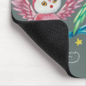 私達3羽のフクロウ マウスパッド (コーナー)