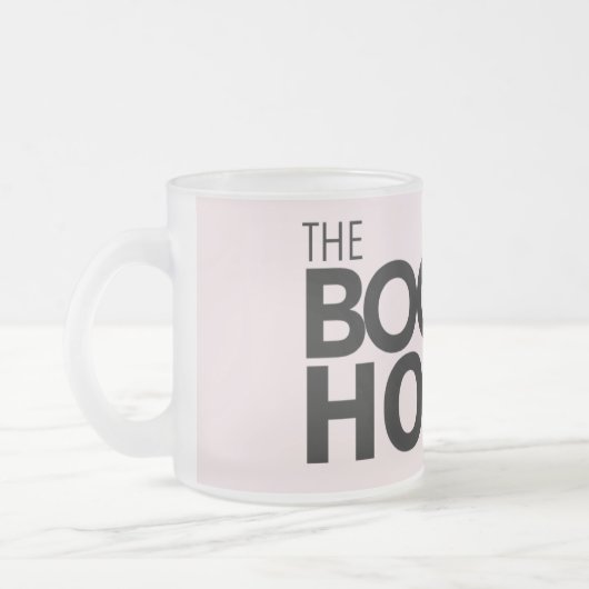 私達♥️ KOMBUCHA! フロストグラスマグカップ (左)