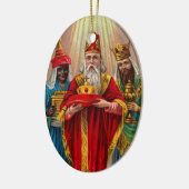 私達Christmas Ornament 3人の王 セラミックオーナメント (左)