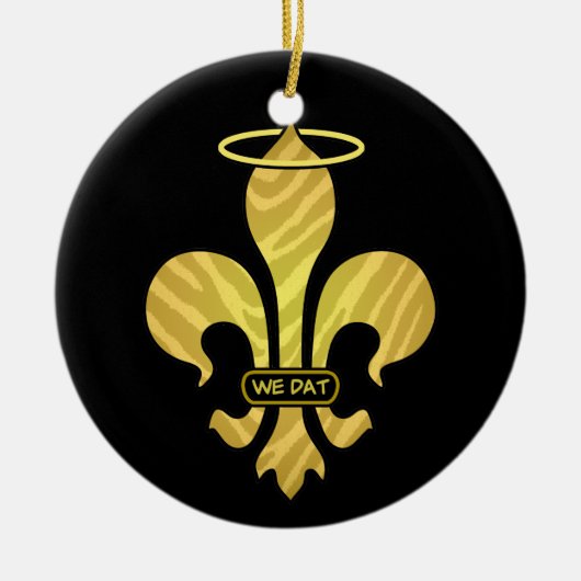 "私達Dat"のオーナメントをカスタム設計して下さい セラミックオーナメント (正面)