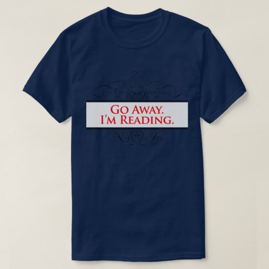 私遠くにの本の愛読者の本おたく司書 Tシャツ (デザイン正面)