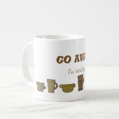 私遠くにの本の読コーヒーティーマグ コーヒーマグカップ (正面左)