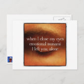 私離れは一人で ポストカード (正面/裏面)