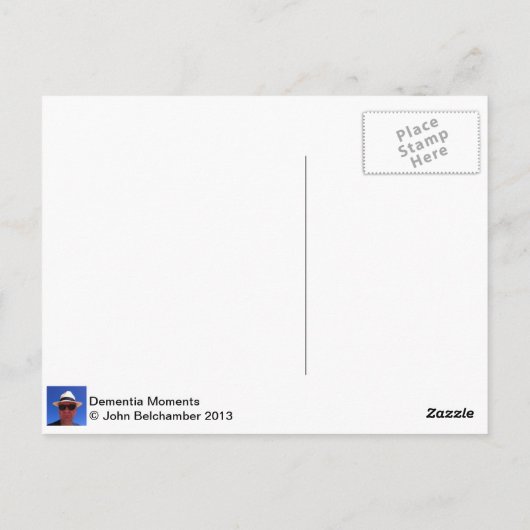 私離れは一人で ポストカード (裏面)