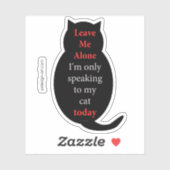 私離れは今は自分の猫に話しか行かない シール (シート)