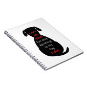 私離れは今日は犬話にしか行けない ノートブック (右側)