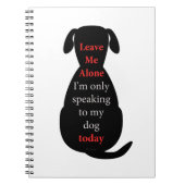 私離れは今日は犬話にしか行けない ノートブック (正面)