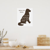 私離れは今日は私の犬話にしか行かない ポスター (キッチン)