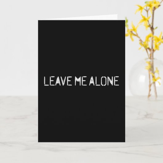 私離れ一人 カード (黄色い花)