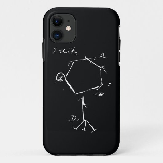 私電話は私考えます Case-Mate iPhoneケース (裏面)