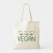 私頼がビーガン トートバッグ (裏面)