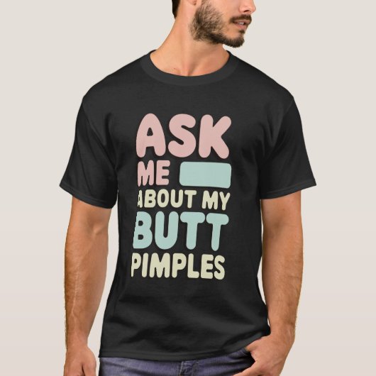 私頼のお尻 Tシャツ (正面)