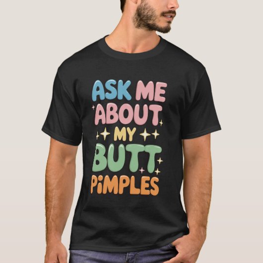 私頼のお尻 Tシャツ (正面)