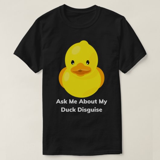 私頼のアヒルの衣装おもしろいについて Tシャツ (デザイン正面)