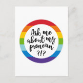 私頼の代名詞は? ポストカード (正面)