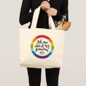 私頼の代名詞は? ラージトートバッグ (正面(商品))