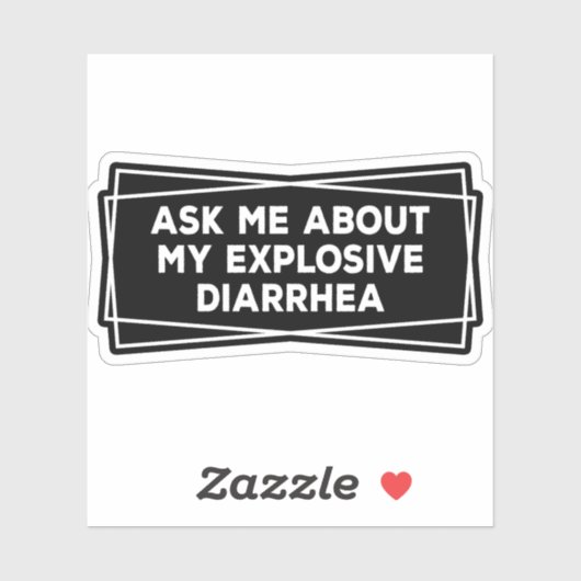 私頼の爆発的な下痢ヴィンテージについておもしろい シール (シート)