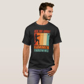 私頼はハンマー投げについて Tシャツ (正面フル)