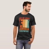 私頼はハンマー投げについて Tシャツ (正面フル)