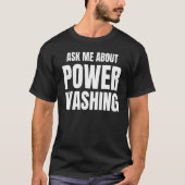 私頼はパワーウォッシュについて Tシャツ (正面)