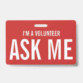 私頼はボランティアだ バッジ