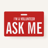 私頼はボランティアだ バッジ (裏面)