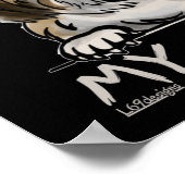 私頼は可愛い犬の愛おもしろい者のプレゼントについて ポスター (角)