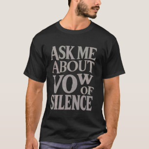 私頼は、おもしろいの沈黙の誓いについて、ジョーカーと Tシャツ