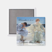 私頼は、それ以上、アルマTedamo、日付を保存 マグネット (正面/裏面)