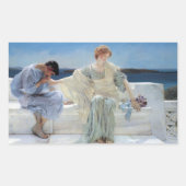 私頼はLawrence Alma Tedamoによる 長方形シール (正面)