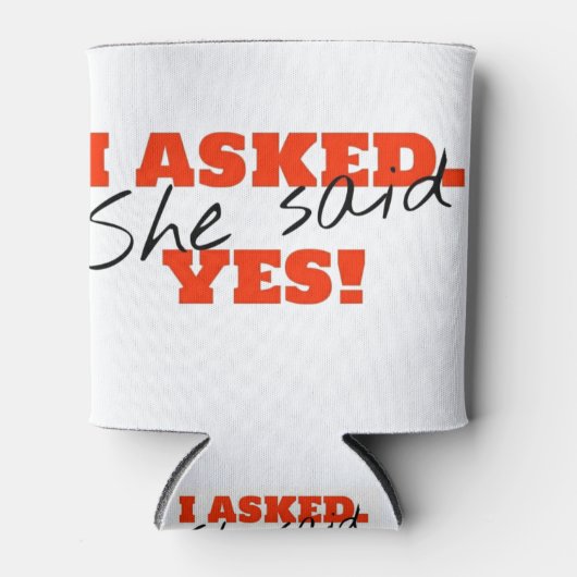 私頼。彼女はYES! 缶クーラー (正面)