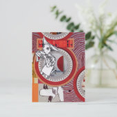 私食べ物の言葉 ポストカード (スタンド正面)