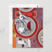 私食べ物の言葉 ポストカード (正面/裏面)