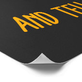 私食べ物を与えはコーン犬と言うかわいらし ポスター (角)