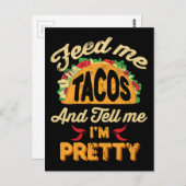 私食べ物を与えはBeautiful Cinco deと呼ぶ ポストカード (正面/裏面)