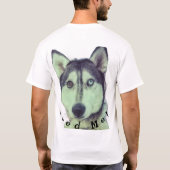 私食べ物を与え Tシャツ (裏面)
