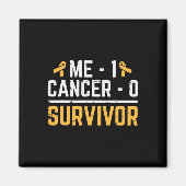 私1小児がん0生存者認識度男の子ギ マグネット (正面)