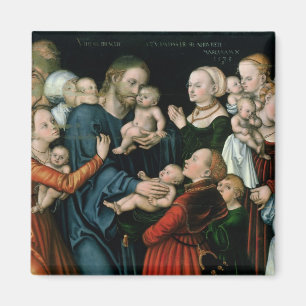 私1538年に来るために幼い子供に苦しんで下さい マグネット