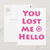 私@こんにちは ポストカード (正面/裏面)