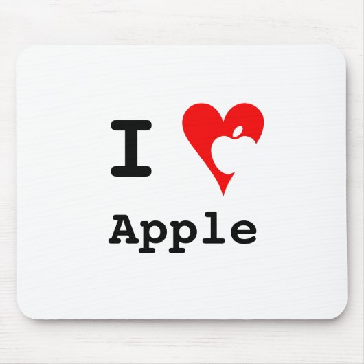 "私♥のApple"のマウスパッド マウスパッド (正面)
