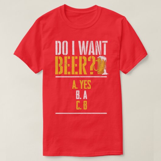 私 は ビール が 飲みたくて 飲みたくて ビール 飲む 1 Tシャツ (デザイン正面)