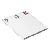 私❤️はHRが大好き(人事部) ノートパッド (アングル)